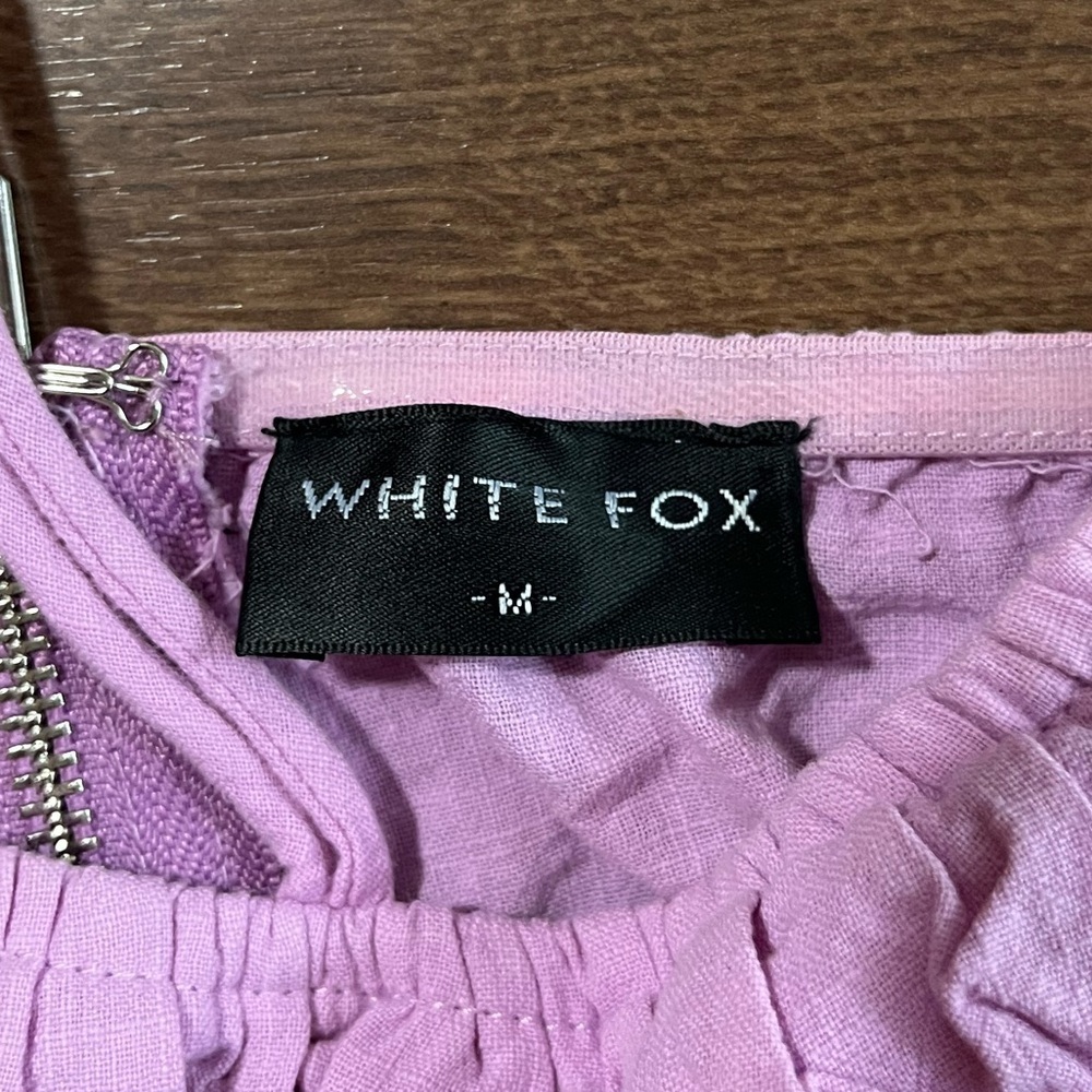 💜 White Fox Boutique “Italian Romance” Crop Top – Lilac (Size M) 💜 - Picture 3 of 9